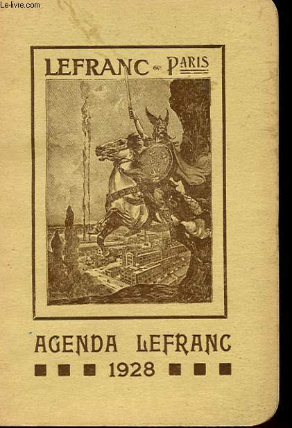 ETABLISSEMENTS LEFRANC - AGENDA 1928