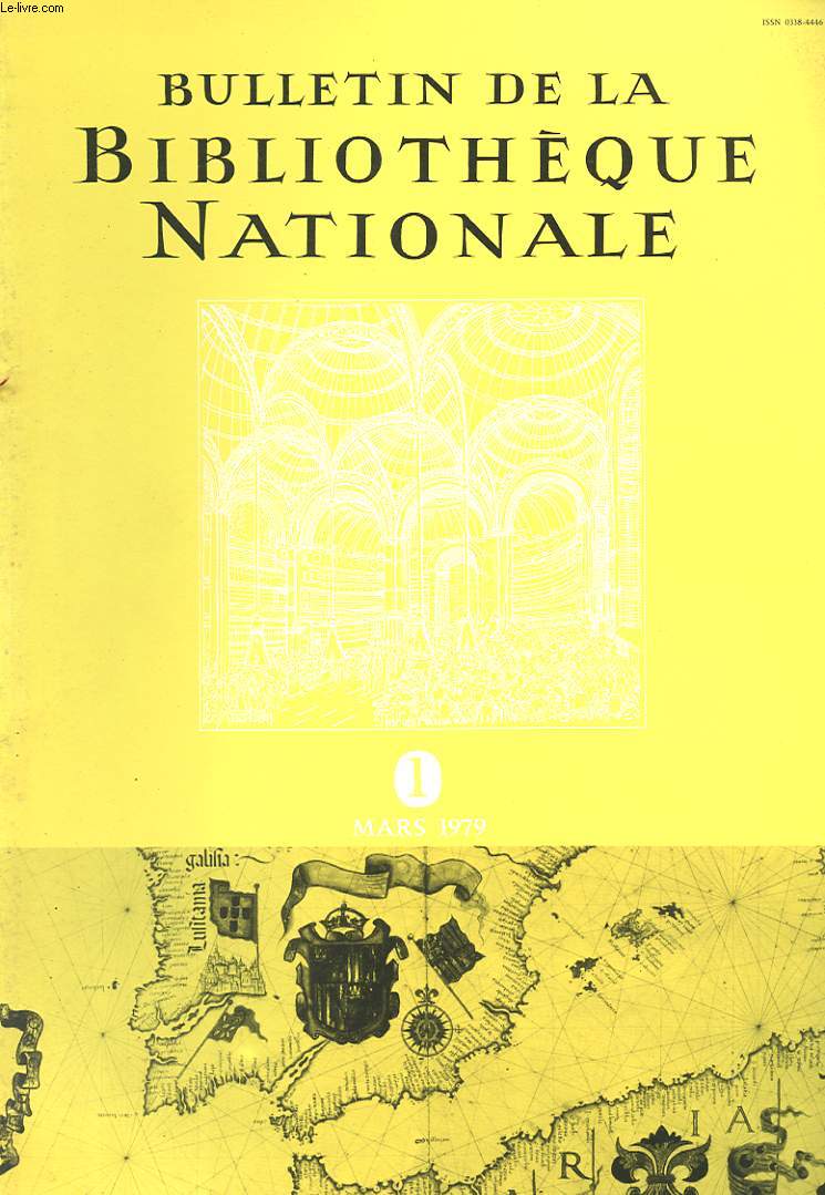 BULLETIN DE LA BIBLIOTHEQUE NATIONALE - 4 ANNEE - N1