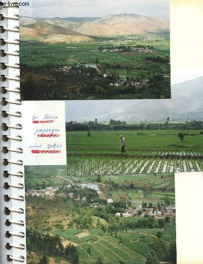 1 ALBUM PHOTOS : CHINE, DALI, YUNNAN, FONTAINE AUX PAPILLONS, MINORITE BAI, LAC ERHAI,