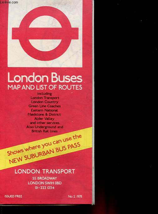 LONDON BUSES MAP AND LIST OF ROUTES