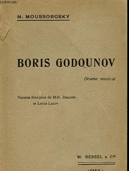 BORIS GODOUNOV - DRAME MUSICAL