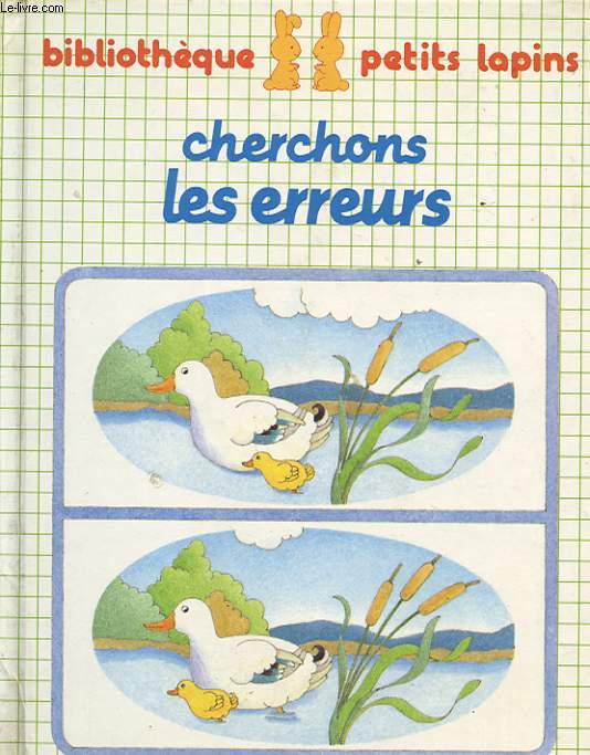 CHERCHONS LES ERREURS
