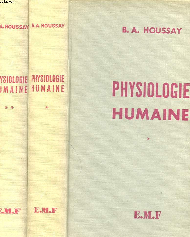 PHYSIOLOGIE HUMAINE - 2 TOMES