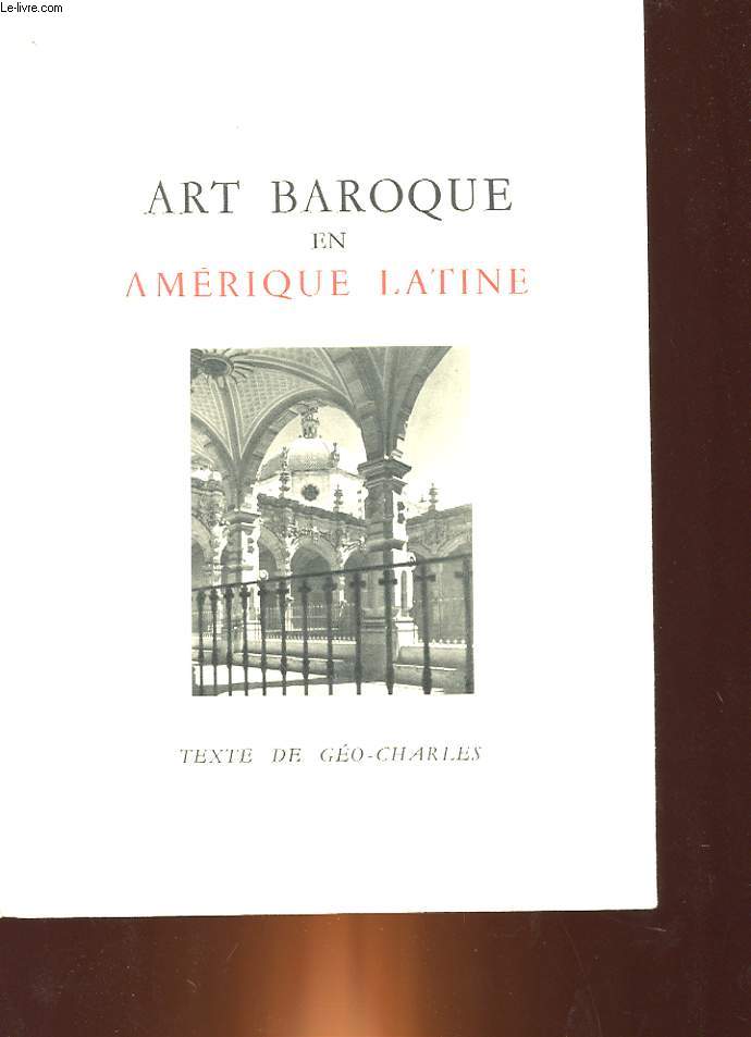 ART BAROQUE ET AMERIQUE LATINE