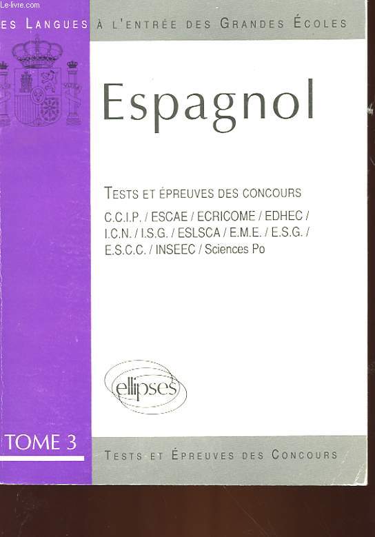 ESPAGNOL - TOME 3