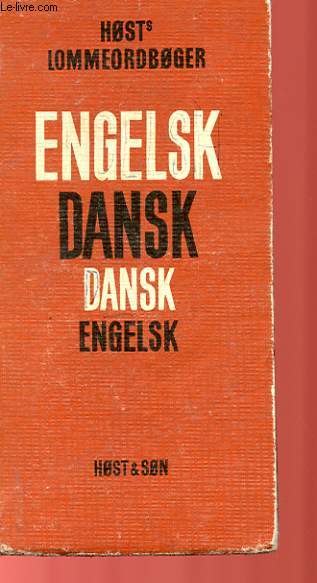 HOST'S ENGELSK-DANSKE OG DANSK-ENGELSKE LOMMEORDBOG