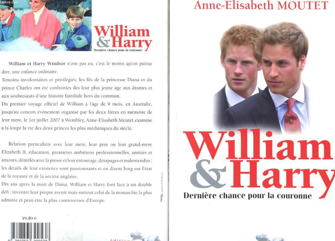 WILLIAM & HARRY - DERNIERE CHANCE POUR LA COURONNE