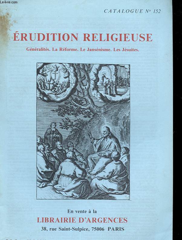 ERUDITION RELIGIEUSE - CATALOGUE N152