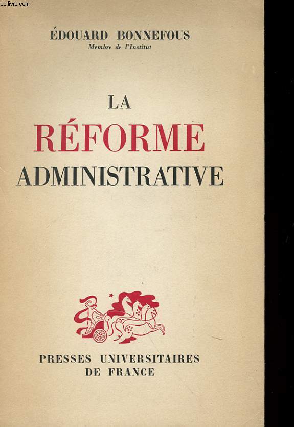 LA REFORME ADMINISTRATIVE