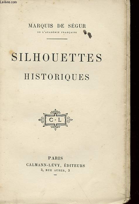 SILHOUETTE HISTORIQUES