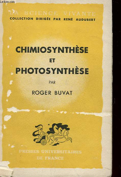 CHIMIOSYNTHESE ET PHOTOSYNTHESE