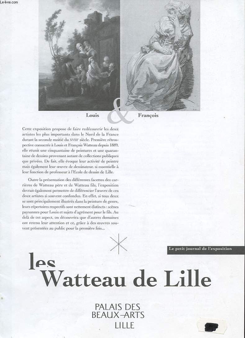 LES WATTEAU DE LILLE - PALAIS DES BEAUX-ARTS