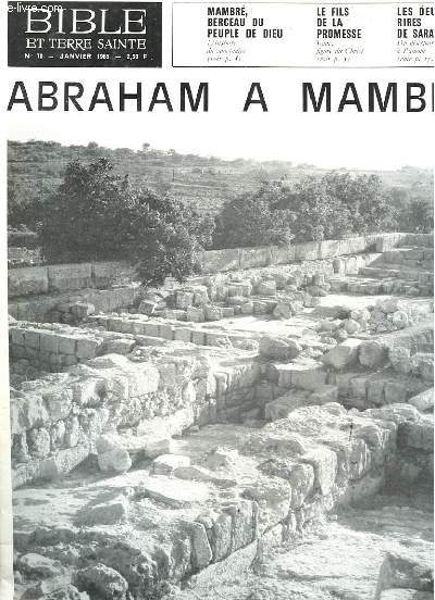 BIBLE ET TERRE SAINTE - N70 - ABRAHAM A MAMBRE