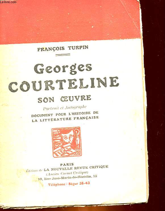 GEORGES COURTELINE SON OEUVRE