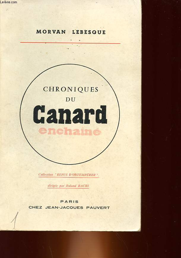 CHRONIQUES DU CANARD