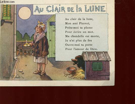 AU CLAIR DE LA LUNE