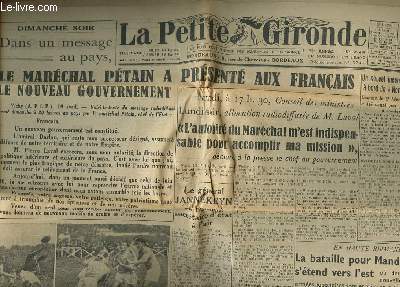 LA PETITE GIRONDE - 72 ANNEE - N25418