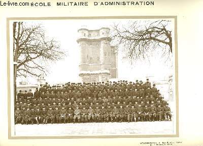 1 PHOTO EN NOIR ET BLANC - ECOLE MILITAIRE D'ADMINISTRATION