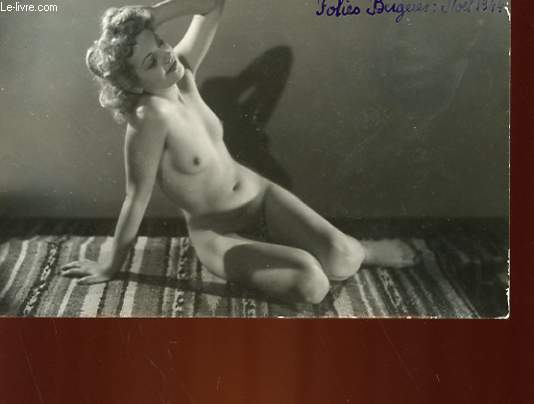 1 PHOTO D'ART, ARGENTIQUE, EROTIQUE EN NOIR ET BLANC : FOLIES BERGERES