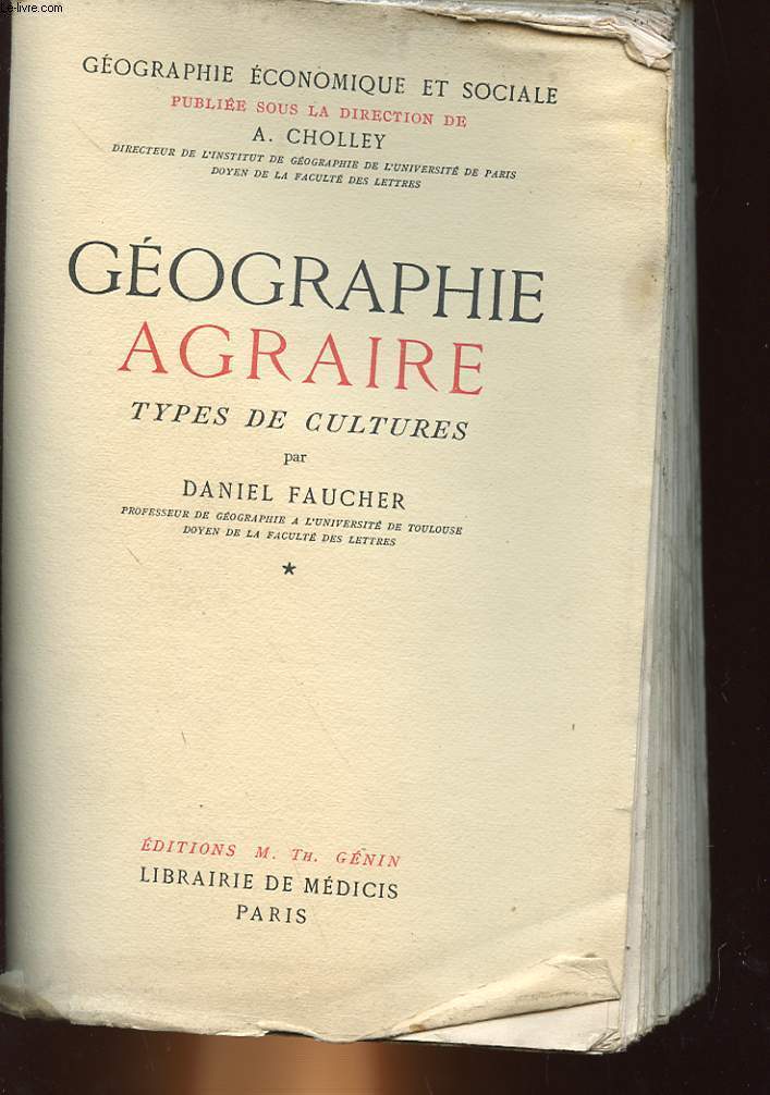 GEOGRAPHIE AGRAIRE TYPES DE CULTURES