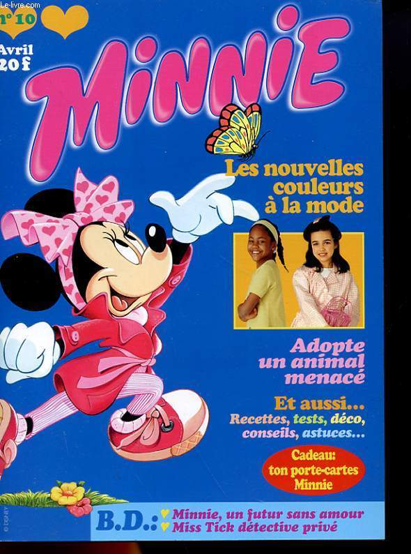 LE JOURNAL DE MICKEY - MINNIE N10 : MINNIE UN FUTUR SANS AMOUR, MISS TICK DETECTIVE PRIVE