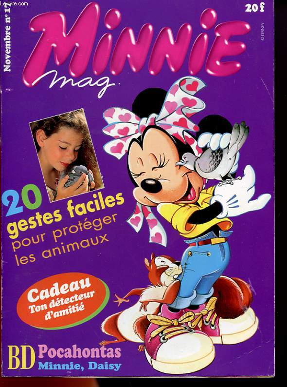 LE JOURNAL DE MICKEY - MINNIE - N17 : MINNIE ET LE MAGE CRASPOUTINE, POCAHONTAS CIEL D'ORAGE, DAISY CHEZCHEZ L'ERREUR!