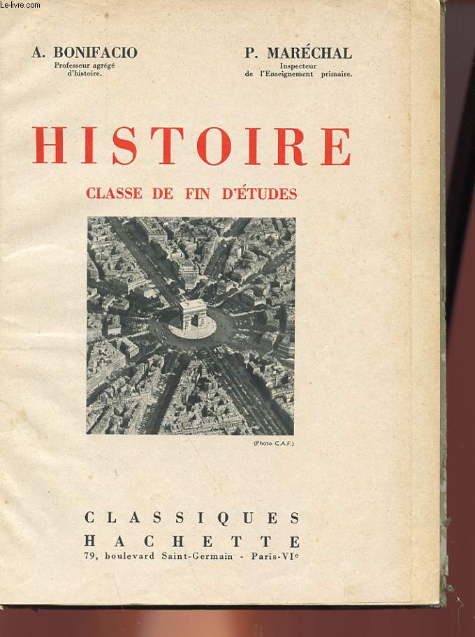 HISTOIRE - CLASSE DE FIN D'ETUDES