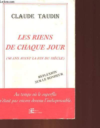 LES RIENS DE CHAQUE JOURS.