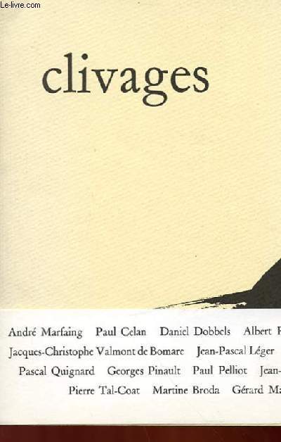 CLIVAGES