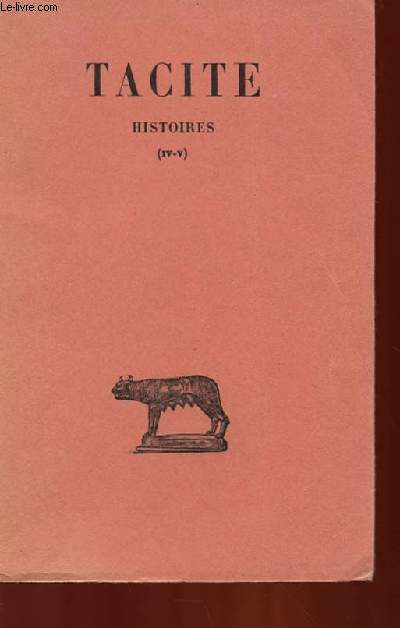 TACITE HISTOIRES.