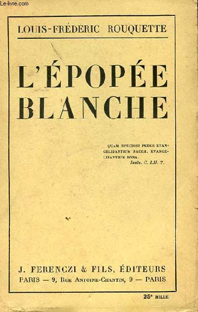 L'EPOPEE BLANCHE
