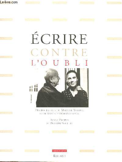 ECRIRE CONTRE L'OUBLI