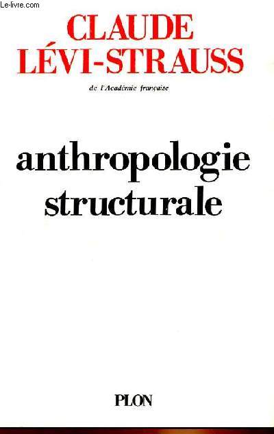 ANTHROPOLOGIE STRUCTURALE