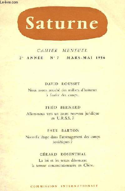 CAHIER MENSUEL N7 - DEUXIEME ANNEE