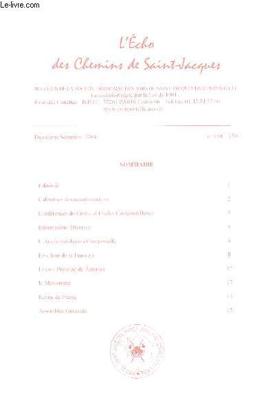 L'ECHO DES CHEMINS DE SAINT-JACQUES N158-159