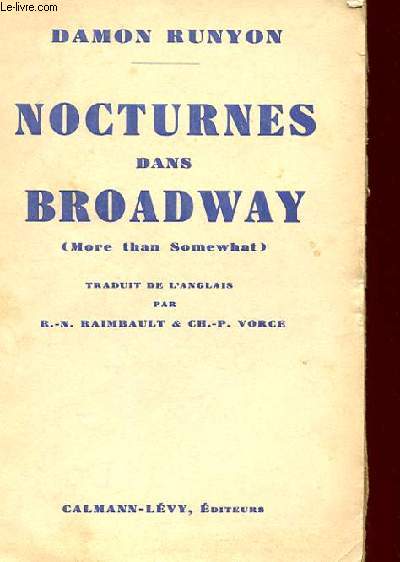 NOCTURNES DANS BROADWAY (MORE THAN SOMEWHAT)