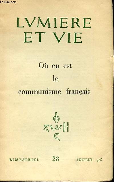 N 28 - OU EN EST LE COMMUNISME FRANCAIS