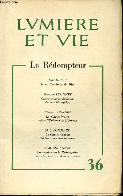 N 36 - LE REDEMPTEUR