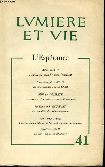 N 41 - L'ESPERANCE