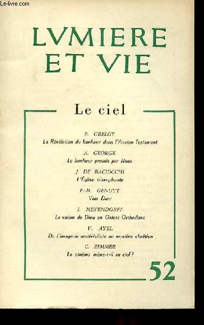N 52 - LE CIEL