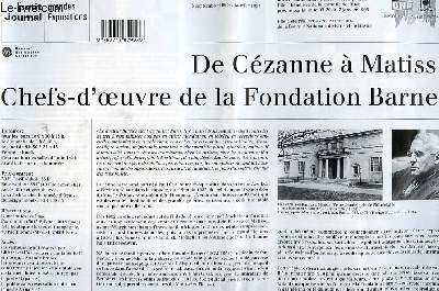 LE PETIT JOURNAL DES GRANDES EXPOSITIONS N 248 - DE CEZANNE A MATISSE - CHEFS-D'OEUVRES DE LA FONDATION