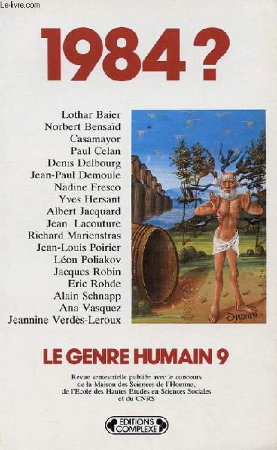 1984 ? - LE GENRE HUMAIN 9