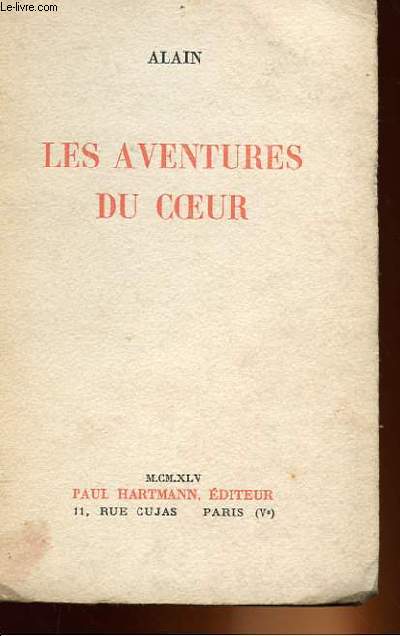 LES AVENTURES DU COEUR