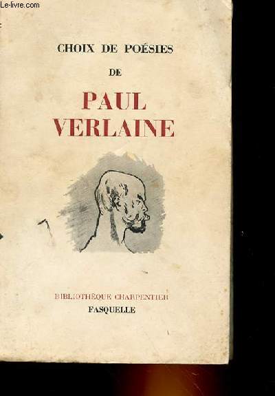 CHOIX DE POESIES DE PAUL VERLAINE