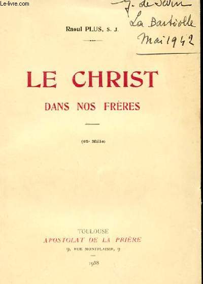 LE CHRIST DANS NOS FRERES