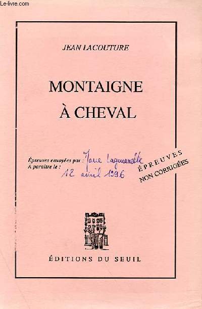 MONTAIGNE A CHEVAL