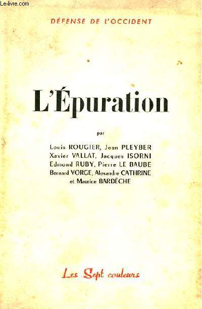 L'EPURATION