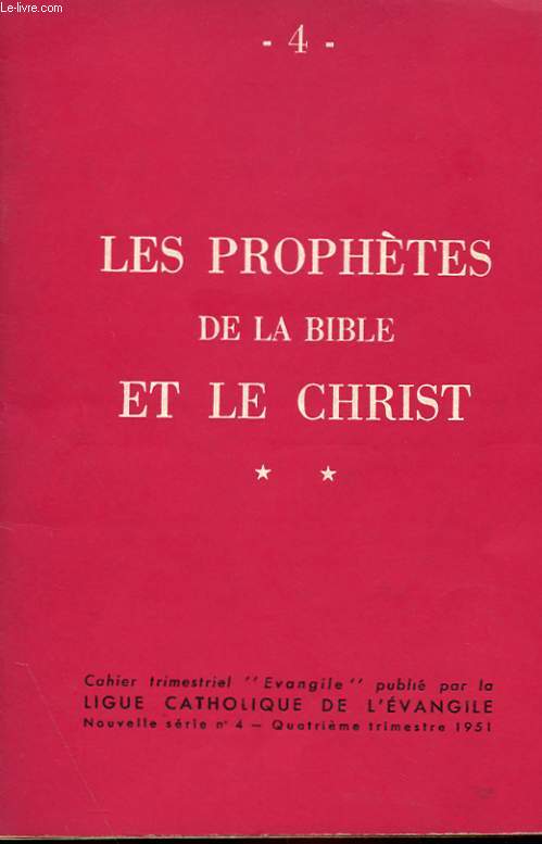 CAHIERS BIBLIQUES 