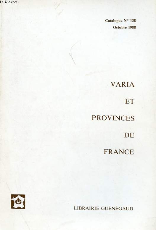 VARIA ET PROVINCES DE FRANCE
