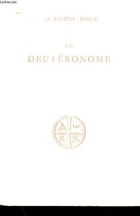 LE DEUTERONOME